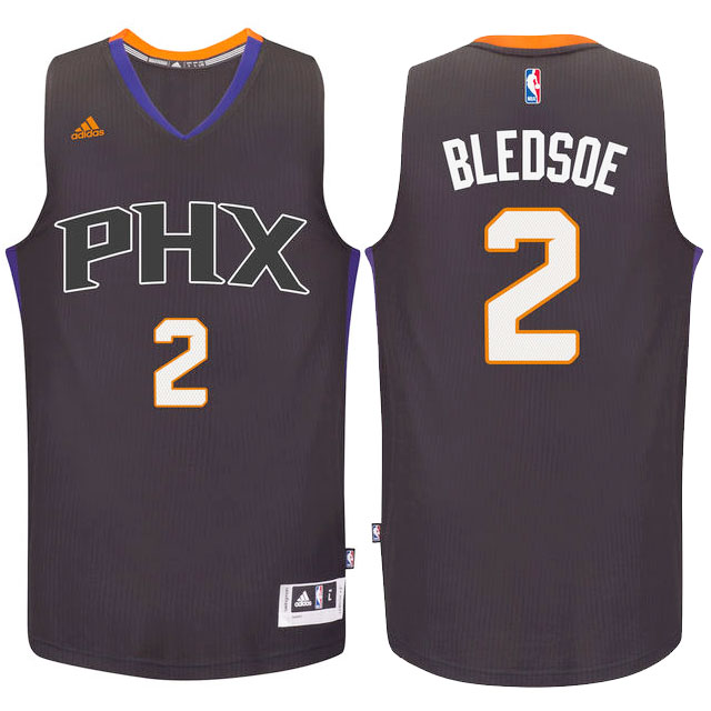 Eric Bledsoe Phoenix Suns #2 Swingman Alternate Black Purple 2016 New Jersey