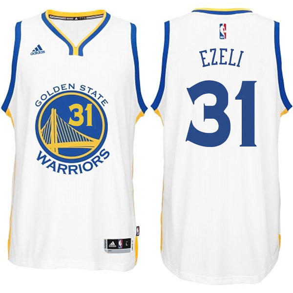 Golden State Warriors #31 Festus Ezeli 2014-15 New Swingman Home White Jersey Golden State Warriors #31 Festus Ezeli 2014-15 New Swingman Home White Jersey