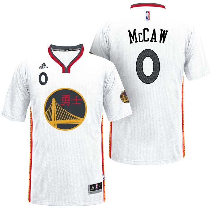 NBA Golden State Warriors #0 Patrick McCaw White 2017 Chinese New Year Swingman Jersey NBA Golden State Warriors #0 Patrick McCaw White 2017 Chinese New Year Swingman Jersey