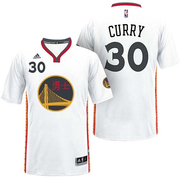 NBA Golden State Warriors #30 Stephen Curry White 2017 Chinese New Year Swingman Jersey NBA Golden State Warriors #30 Stephen Curry White 2017 Chinese New Year Swingman Jersey