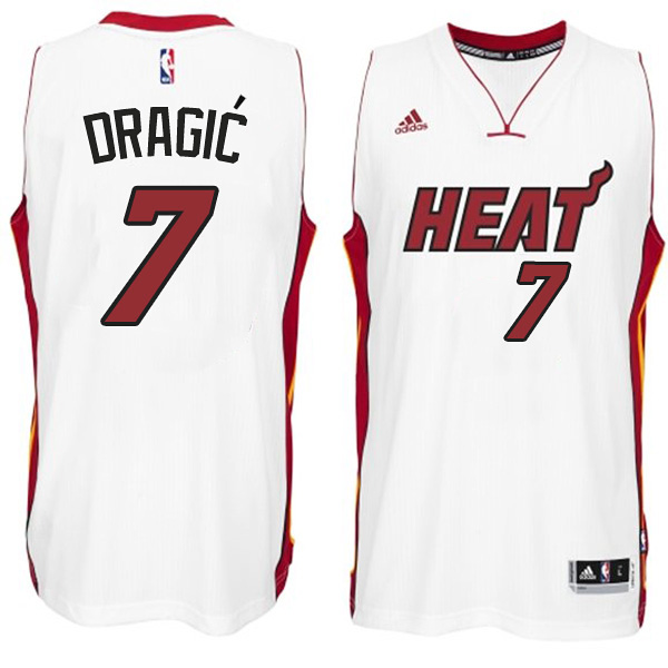 Goran Dragic Miami Heat #7 2014-15 New Swingman Home White Jersey Goran Dragic Miami Heat #7 2014-15 New Swingman Home White Jersey