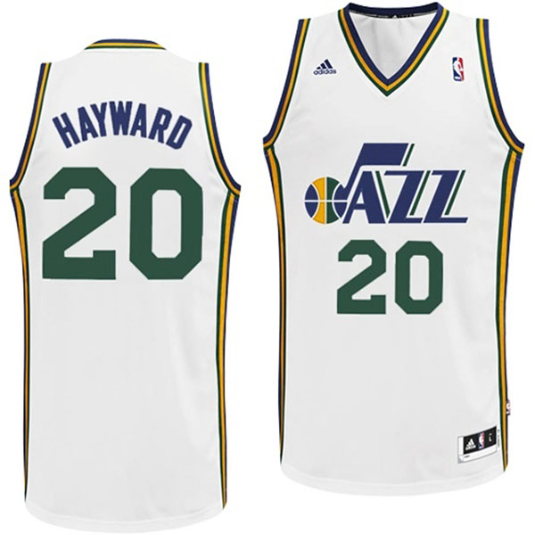 Gordon Hayward Utah Jazz #20 Revolution 30 Swingman White Jersey