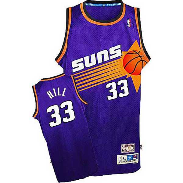 Grant Hill Phoenix Suns #33 Hardwood Classics Swingman Road Purple Jersey