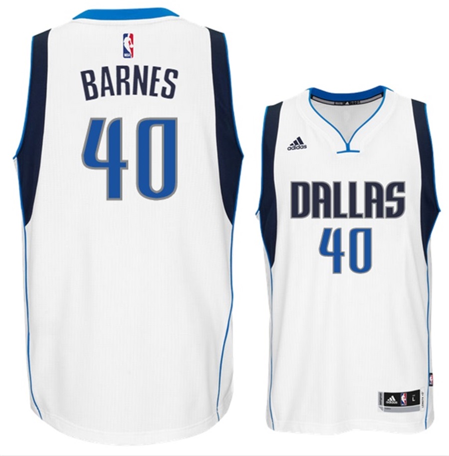 Harrison Barnes Dallas Mavericks #40 New Swingman White Home Jersey Harrison Barnes Dallas Mavericks #40 New Swingman White Home Jersey