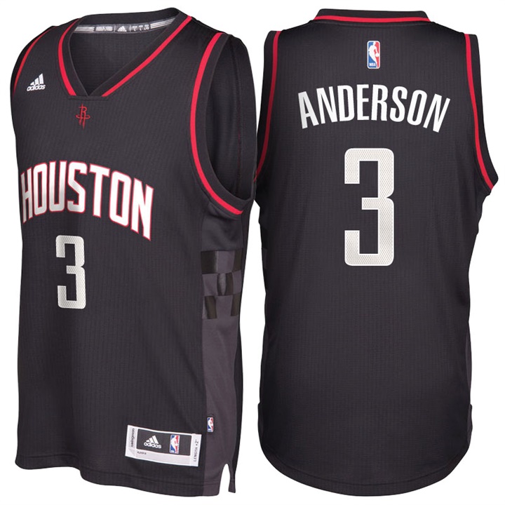 NBA Houston Rockets #3 Ryan Anderson Alternate Black Space City Swingman Jersey NBA Houston Rockets #3 Ryan Anderson Alternate Black Space City Swingman Jersey