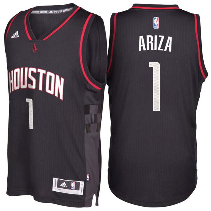 NBA Houston Rockets #1 Trevor Ariza Alternate Black Space City Swingman Jersey NBA Houston Rockets #1 Trevor Ariza Alternate Black Space City Swingman Jersey