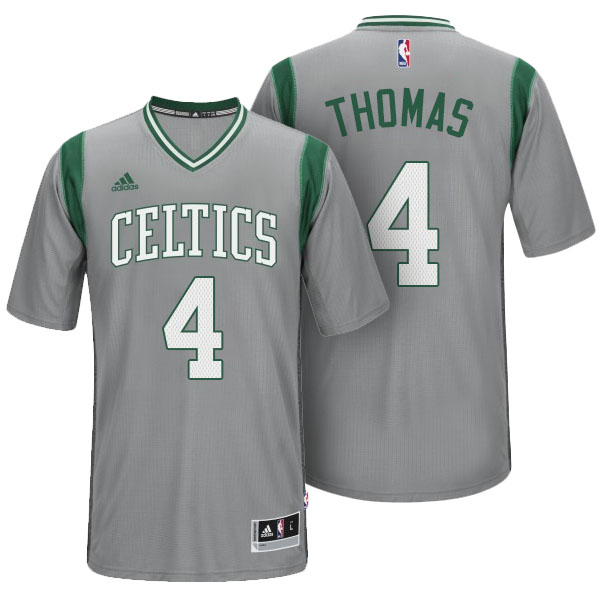 Isaiah Thomas Boston Celtics #4 Gray Alternate Parquet Pride New Swingman Jersey Isaiah Thomas Boston Celtics #4 Gray Alternate Parquet Pride New Swingman Jersey