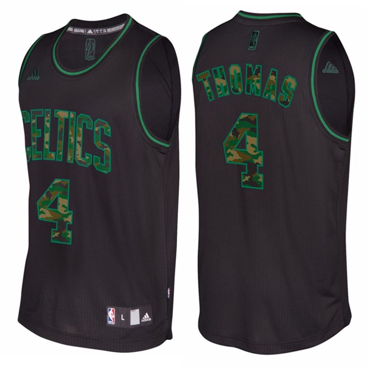 Isaiah Thomas Boston Celtics #4 Black Camo Fashio Swingman Jersey Isaiah Thomas Boston Celtics #4 Black Camo Fashio Swingman Jersey