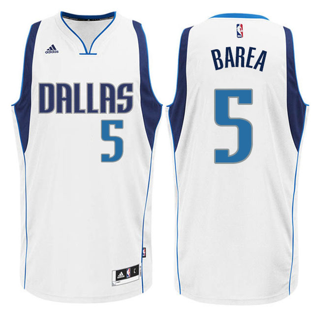 Dallas Mavericks #5 J.J. Barea New Swingman White Jersey Dallas Mavericks #5 J.J. Barea New Swingman White Jersey