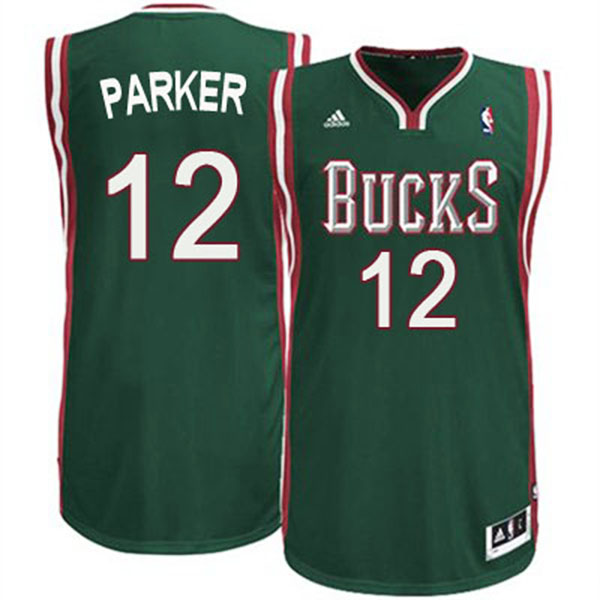 Jabari Parker Milwaukee Bucks #12 Revolution 30 Swingman Road Green Jersey