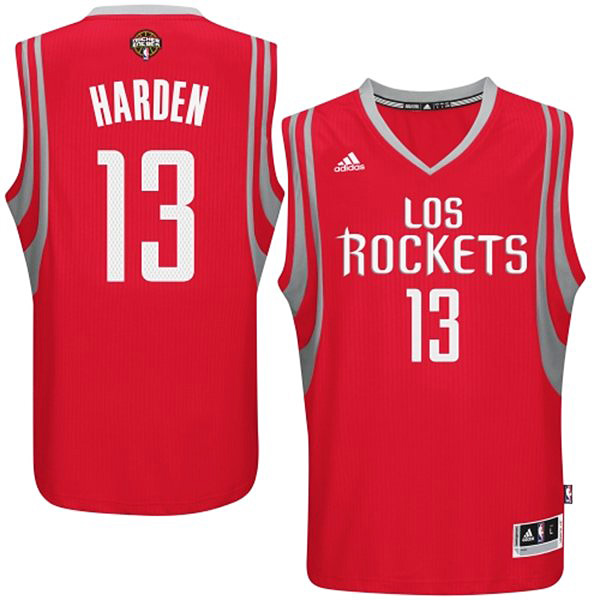 James Harden Houston Rockets #13 2014-15 Noches Enebea Swingman Road Red Jersey James Harden Houston Rockets #13 2014-15 Noches Enebea Swingman Road Red Jersey