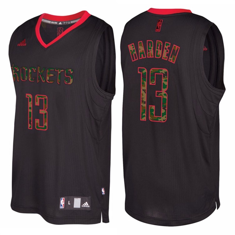 James Harden Houston Rockets #13 Black Camo Fashio Swingman Jersey James Harden Houston Rockets #13 Black Camo Fashio Swingman Jersey