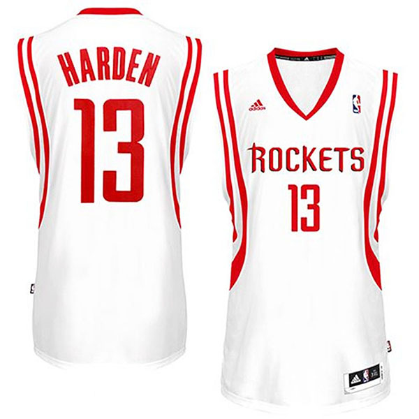 James Harden Houston Rockets #13 Revolution 30 Swingman Home White Jersey James Harden Houston Rockets #13 Revolution 30 Swingman Home White Jersey