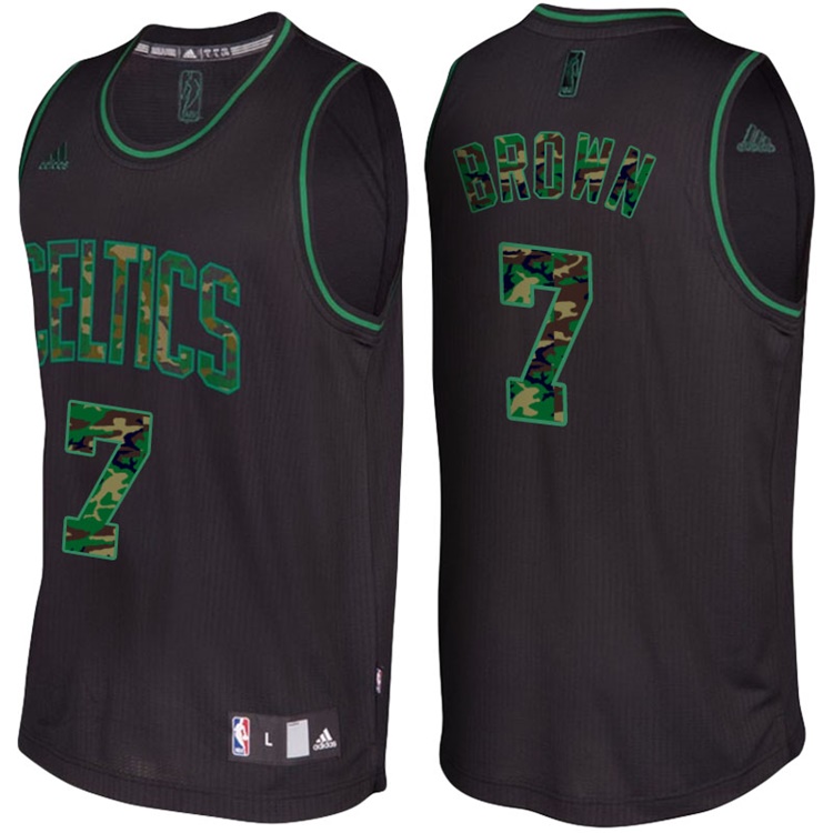 Jaylen Brown Boston Celtics #7 Black Camo Fashio Swingman Jersey Jaylen Brown Boston Celtics #7 Black Camo Fashio Swingman Jersey