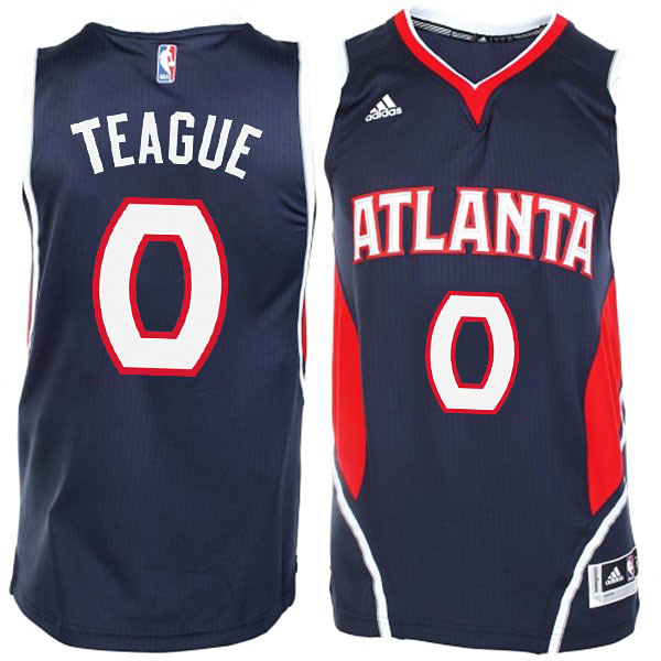 Jeff Teague Atlanta Hawks #0 2014-15 New Swingman Road Blue Jersey