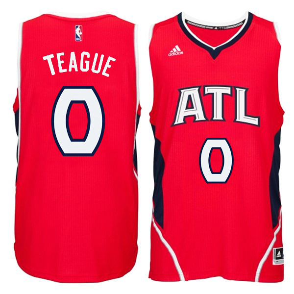 Jeff Teague Atlanta Hawks #0 2014-15 New Swingman Alternate Red Jersey
