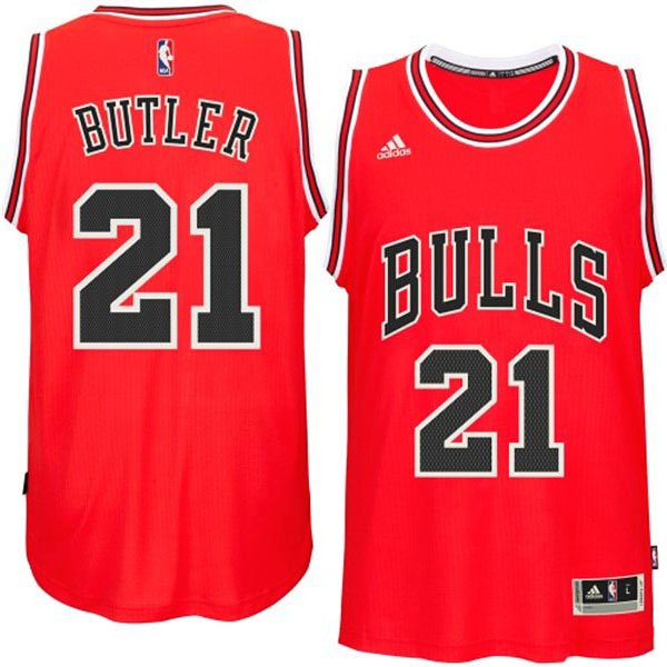 Jimmy Butler Chicago Bulls #21 2014-15 New Swingman Road Red Jersey Jimmy Butler Chicago Bulls #21 2014-15 New Swingman Road Red Jersey