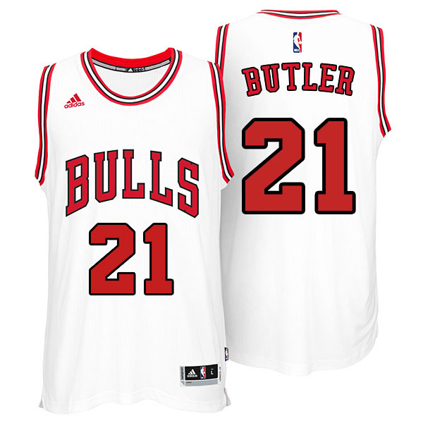 Jimmy Butler Chicago Bulls #21 2014-15 New Swingman White Jersey Jimmy Butler Chicago Bulls #21 2014-15 New Swingman White Jersey