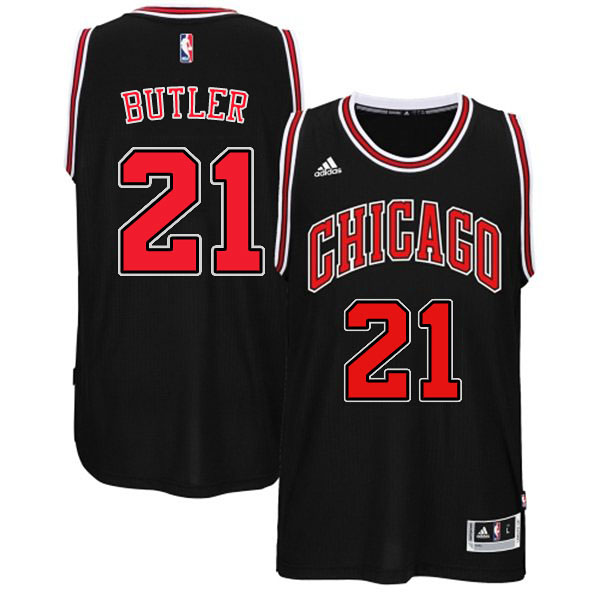 Jimmy Butler Chicago Bulls #21 2014-15 New Swingman Alternate Black Jersey Jimmy Butler Chicago Bulls #21 2014-15 New Swingman Alternate Black Jersey