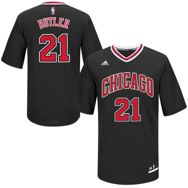 Jimmy Butler Chicago Bulls #21 2015 Pride Swingman Black Short Sleeve Jersey Jimmy Butler Chicago Bulls #21 2015 Pride Swingman Black Short Sleeve Jersey