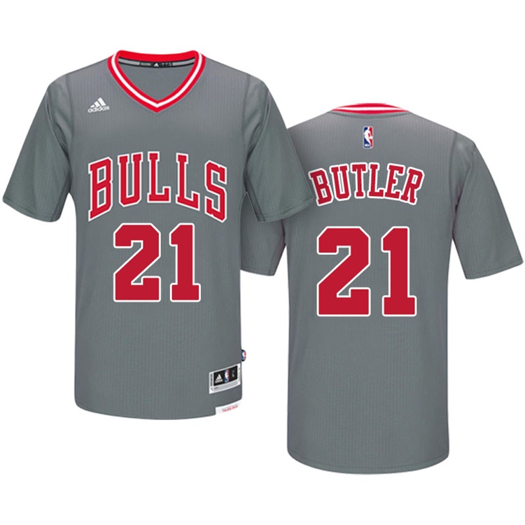 Jimmy Butler Chicago Bulls #21 Gray Pride Short Sleeved Swingman Jersey Jimmy Butler Chicago Bulls #21 Gray Pride Short Sleeved Swingman Jersey