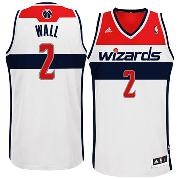 John Wall Washington Wizards #2 White Swingman Jersey