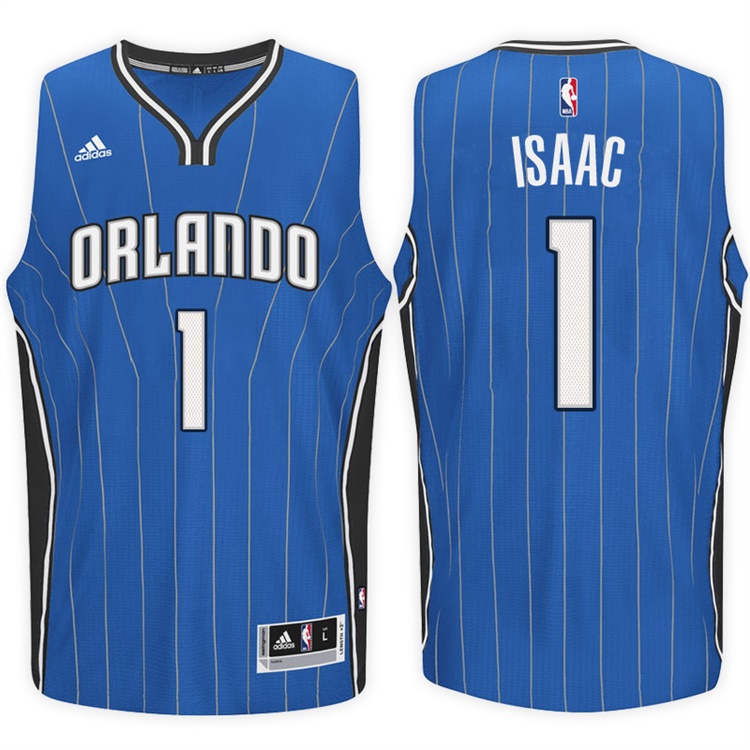 Jonathan Isaac Orlando Magic #1 Road Blue New Swingman Jersey