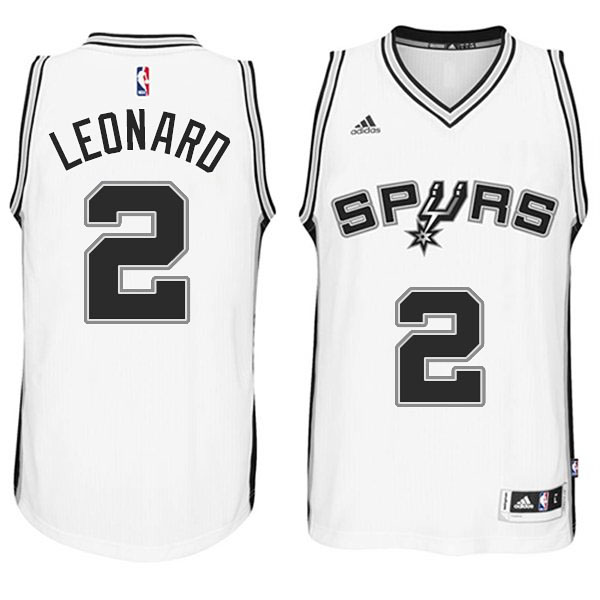 Kawhi Leonard San Antonio Spurs #2 2014-15 New Swingman Home White Jersey