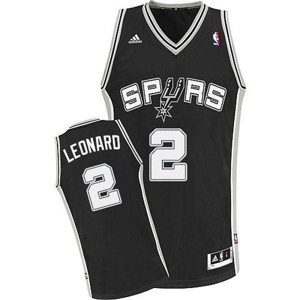 Kawhi Leonard San Antonio Spurs #2 Revolution 30 Swingman Road Black Jersey Kawhi Leonard San Antonio Spurs #2 Revolution 30 Swingman Road Black Jersey