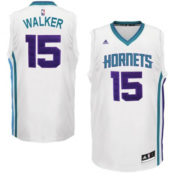Kemba Walker Charlotte Hornets #15 2014-15 New Swingman Swingman Home White Jersey