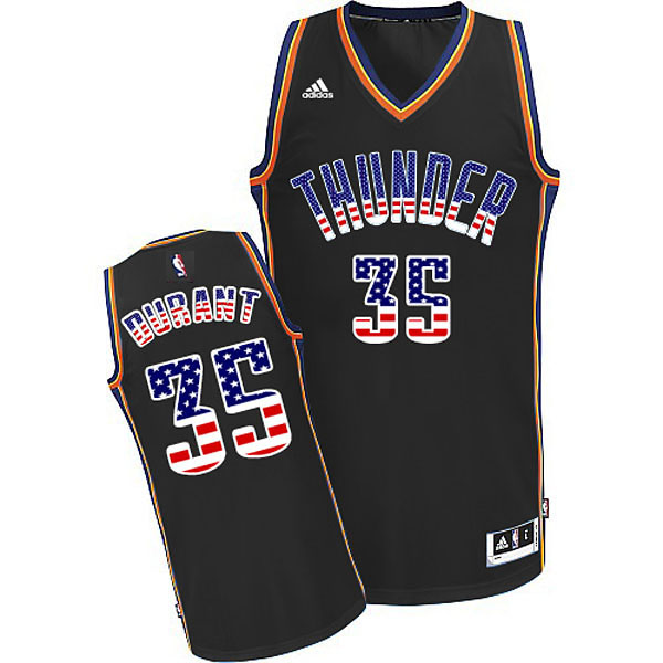 Oklahoma City Thunder #35 Kevin Durant American flag Special Editon Jersey Oklahoma City Thunder #35 Kevin Durant American flag Special Editon Jersey