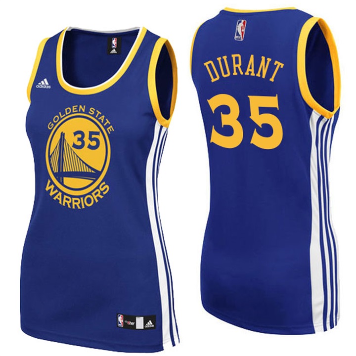 Women's Kevin Durant Golden State Warriors #35 Royal Blue Jersey Women's Kevin Durant Golden State Warriors #35 Royal Blue Jersey