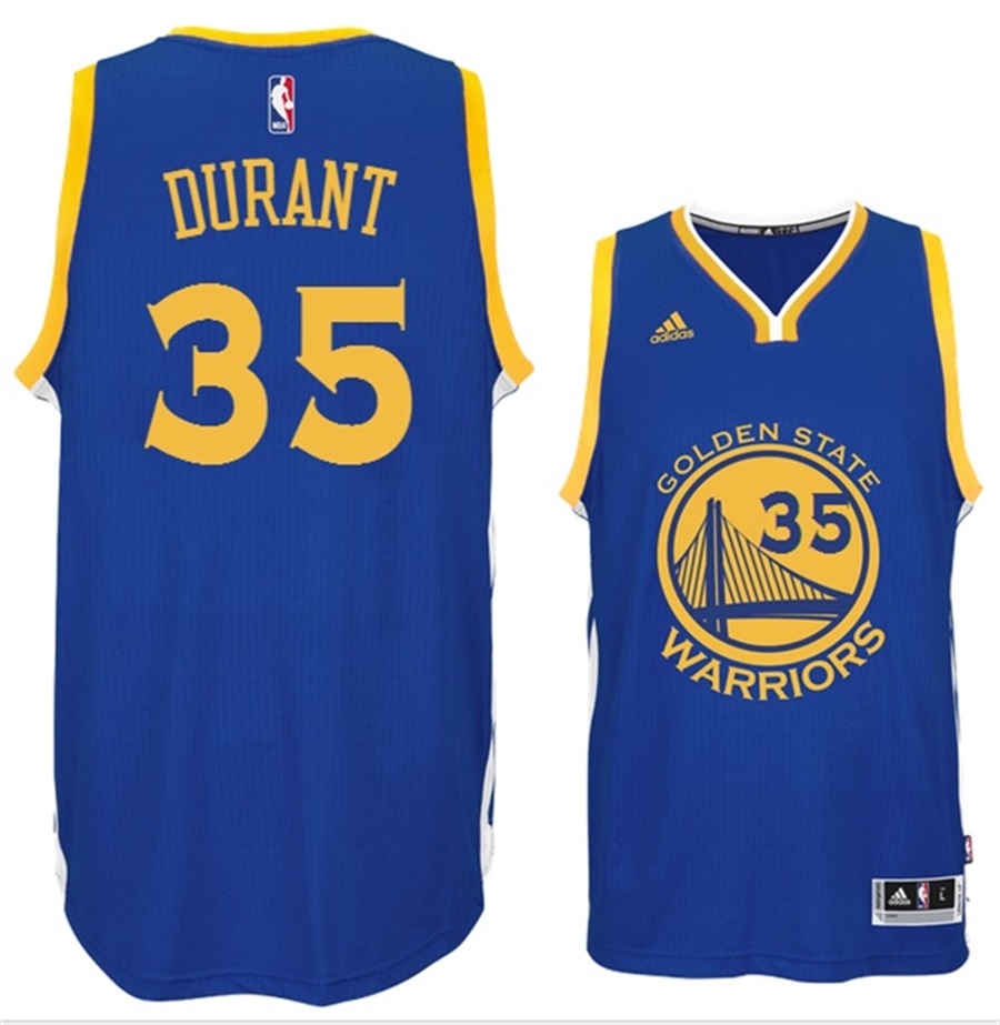 Kevin Durant Golden State Warriors #35 New Swingman Royal Road Jersey