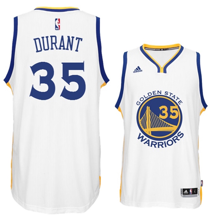 Kevin Durant Golden State Warriors #35 New Swingman White Home Jersey