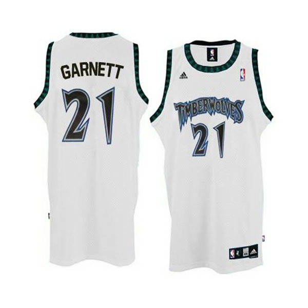 Kevin Garnett Minnesota Timberwolves #21 White Soul Swingman Jersey