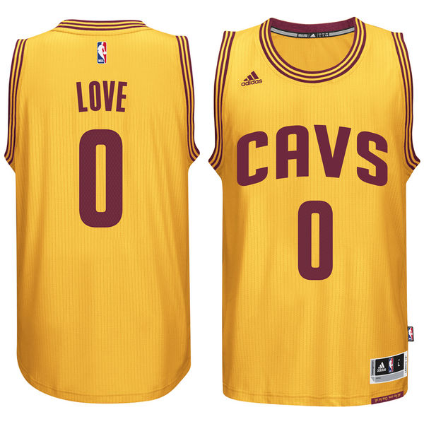Cleveland Cavaliers #0 Kevin Love New Swingman Gold Jersey Cleveland Cavaliers #0 Kevin Love New Swingman Gold Jersey