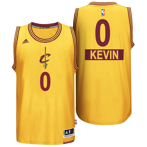 Kevin Love Cleveland Cavaliers #0 2014 Christmas Day Big Logo Swingman Yellow Jersey Kevin Love Cleveland Cavaliers #0 2014 Christmas Day Big Logo Swingman Yellow Jersey