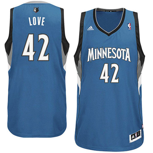 Kevin Love Minnesota Timberwolves Revolution 30 Swingman Jersey-Slate Blue