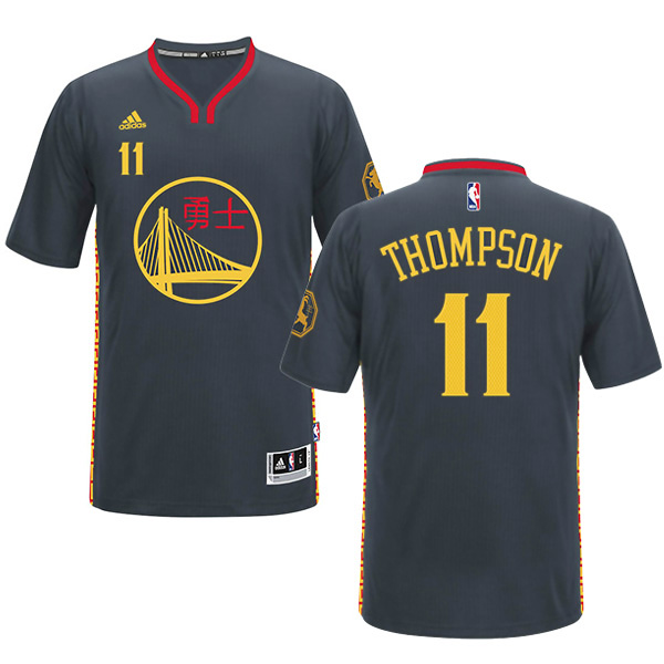 Klay Thompson Golden State Warriors #11 Chinese New Year Grey Jersey