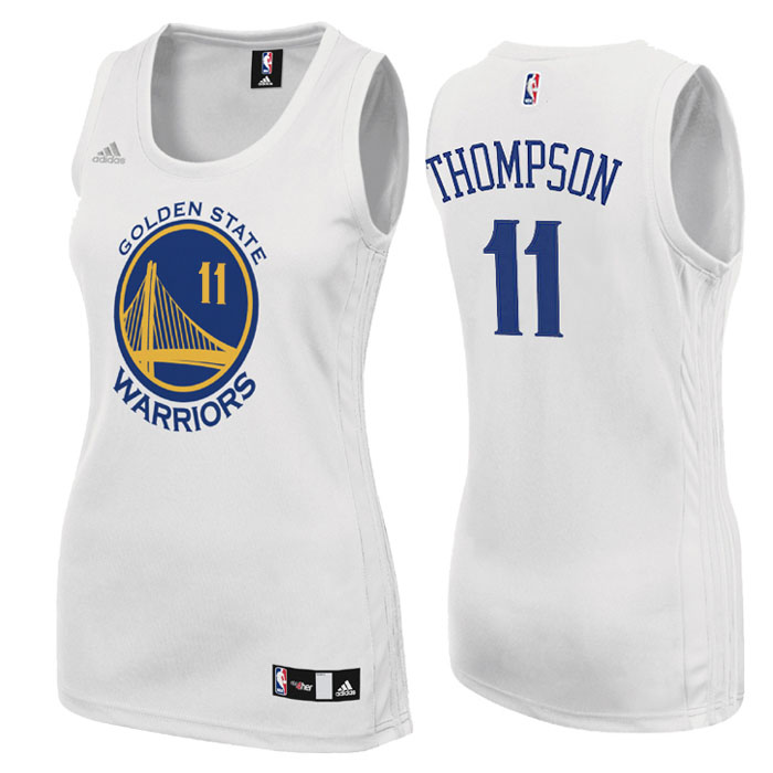Women's Klay Thompson Golden State Warriors #11 Home White Jersey Women's Klay Thompson Golden State Warriors #11 Home White Jersey