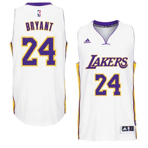 Kobe Bryant Los Angeles Lakers #24 2014-15 New Swingman Alternate White Jersey Kobe Bryant Los Angeles Lakers #24 2014-15 New Swingman Alternate White Jersey