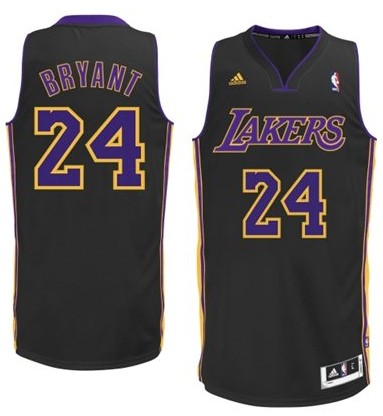 Kobe Bryant Los Angeles Lakers #24 Hollywood Nights Black Swingman Jersey