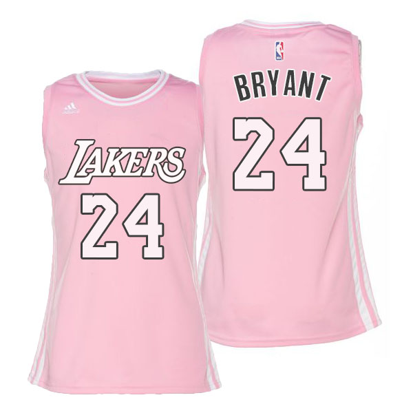Women's Kobe Bryant Los Angeles Lakers #24 Pink Jersey Women's Kobe Bryant Los Angeles Lakers #24 Pink Jersey