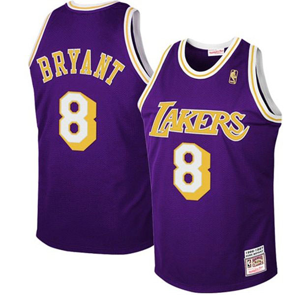 Kobe Bryant Mitchell & Ness Los Angeles Lakers #8 Purple 1997 Hardwood Classics Jersey