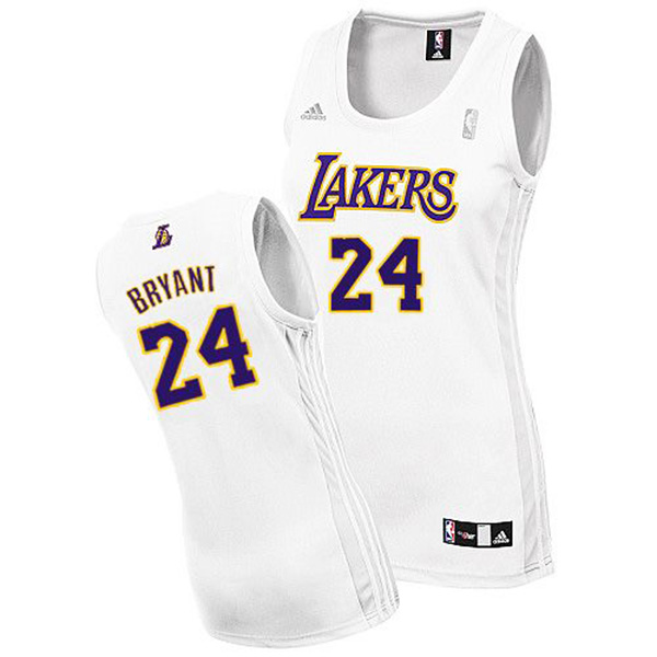 Women's Kobe Bryant Los Angeles Lakers #24 Swingman Alternate White Jersey Women's Kobe Bryant Los Angeles Lakers #24 Swingman Alternate White Jersey