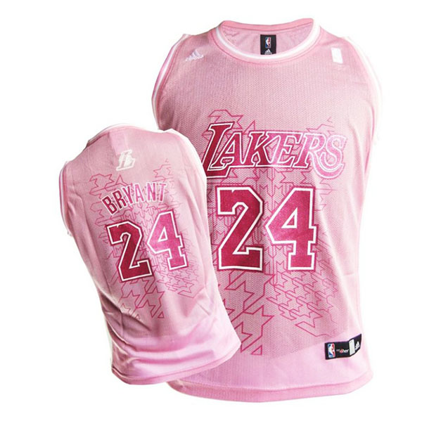 Women's Kobe Bryant Los Angeles Lakers #24 Pink Jersey Women's Kobe Bryant Los Angeles Lakers #24 Pink Jersey