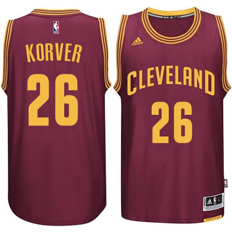 Kyle Korver Cleveland Cavaliers #26 New Swingman Road Wine Jersey