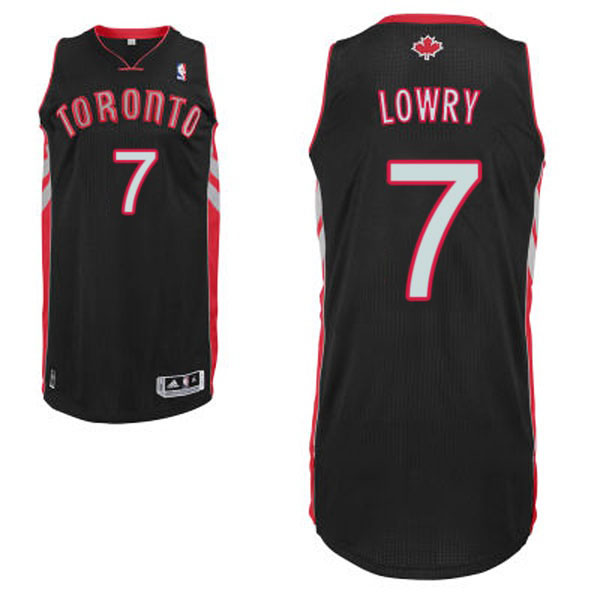 Kyle Lowry Toronto Raptors #7 Revolution 30 Swingman Black Jersey
