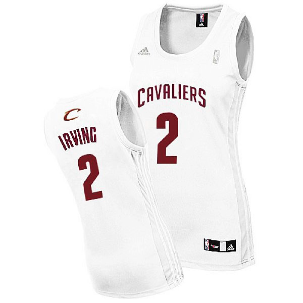 Women's Kyrie Irving Cleveland Cavaliers #2 White Jersey Women's Kyrie Irving Cleveland Cavaliers #2 White Jersey