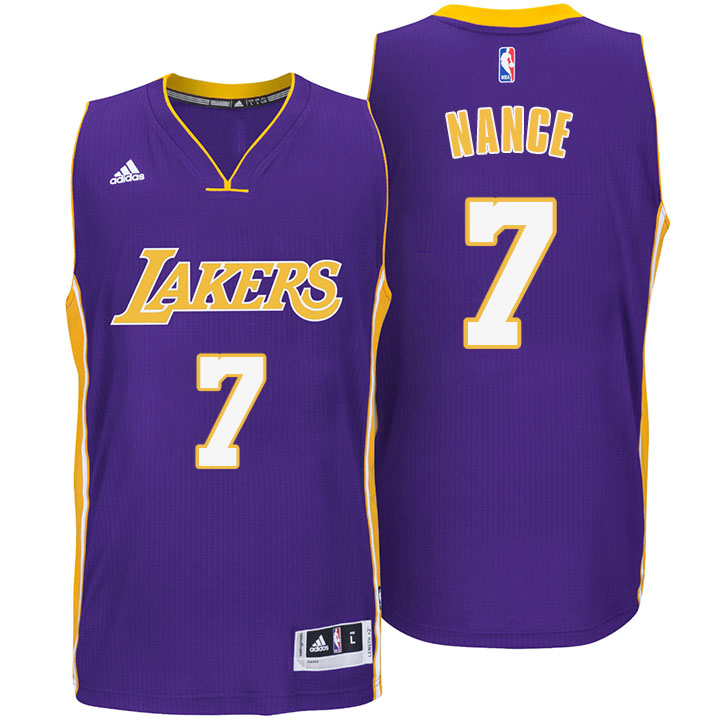 Los Angeles Lakers #7 Larry Nance New Swingman Road Purple Jersey Los Angeles Lakers #7 Larry Nance New Swingman Road Purple Jersey